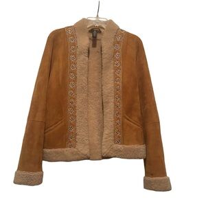 Laundry by Shelli Segal Lambskin Fur Coat